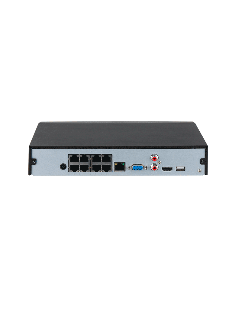 DAHUA DHI-NVR4108HS-8P-4KS3 NVR de 8 MP / 4k / 8 canales IP/ 8 puertos PoE/ Rendimiento de 160 mbps/ H.265+/ 1 Bahía para disco duro/ Soporta cámaras WizSense/ HDMI 4K & VGA/ DAHUA DHI-NVR4108HS-8P-4KS3 NVR de 8 MP / 4k / 8 canales IP/ 8 puertos PoE/ Rendimiento de 160 mbps/ H.265+/ 1 Bahía para disco duro/ Soporta cámaras WizSense/ HDMI 4K & VGA/